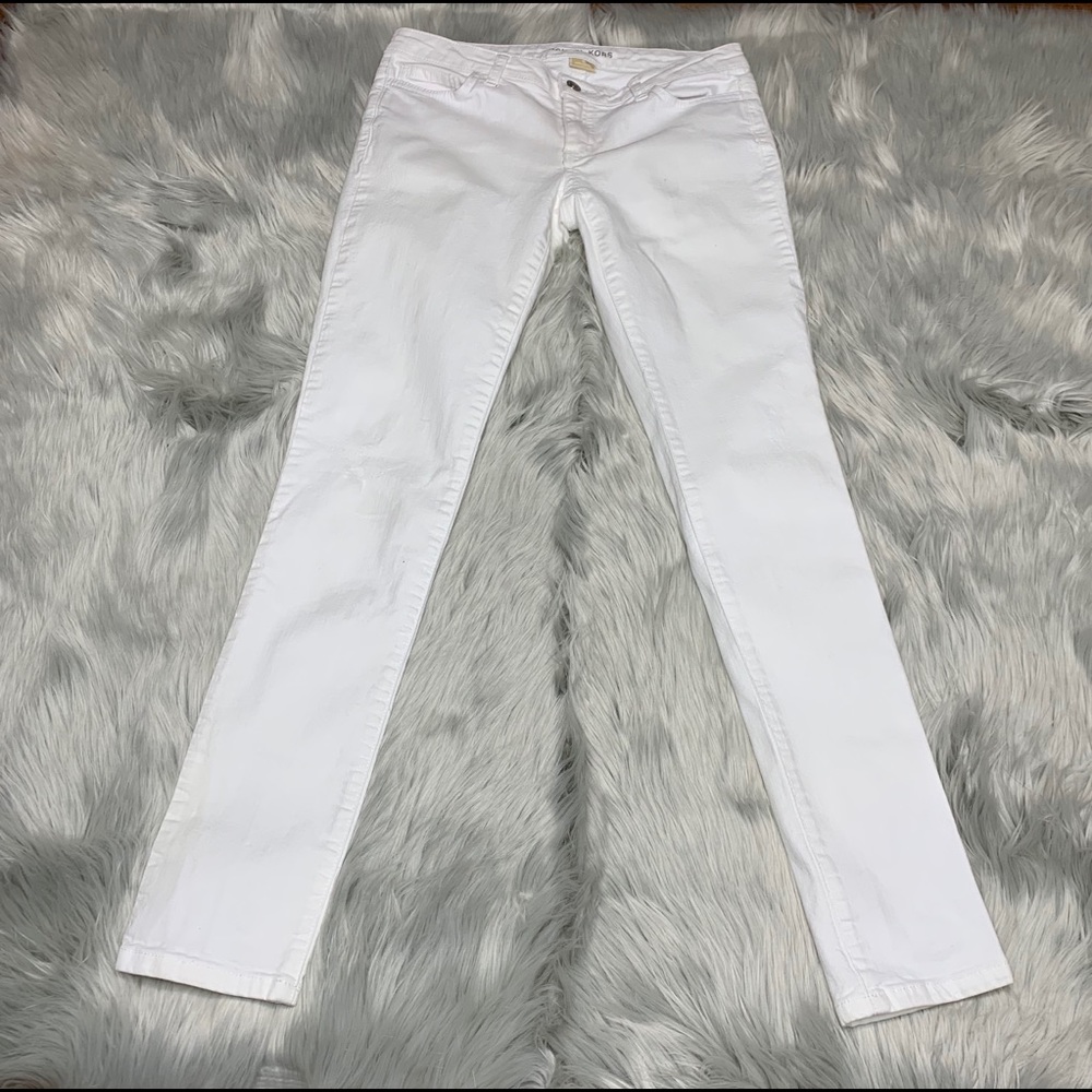 Michael Khors White Skinny Jeans
